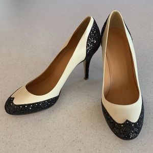 Like new! J. Crew Glitter Pump